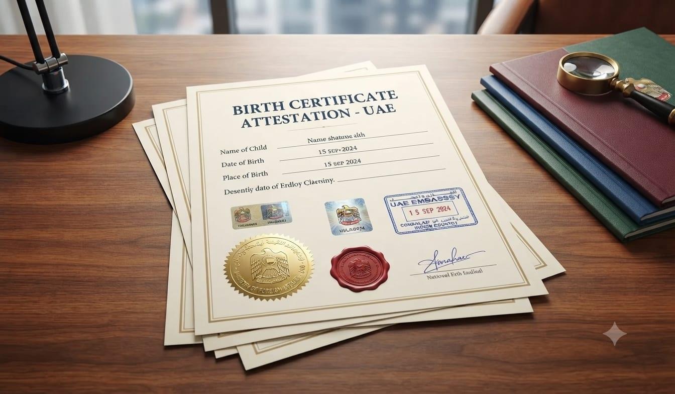 Birth Certificate Attestation for UAE