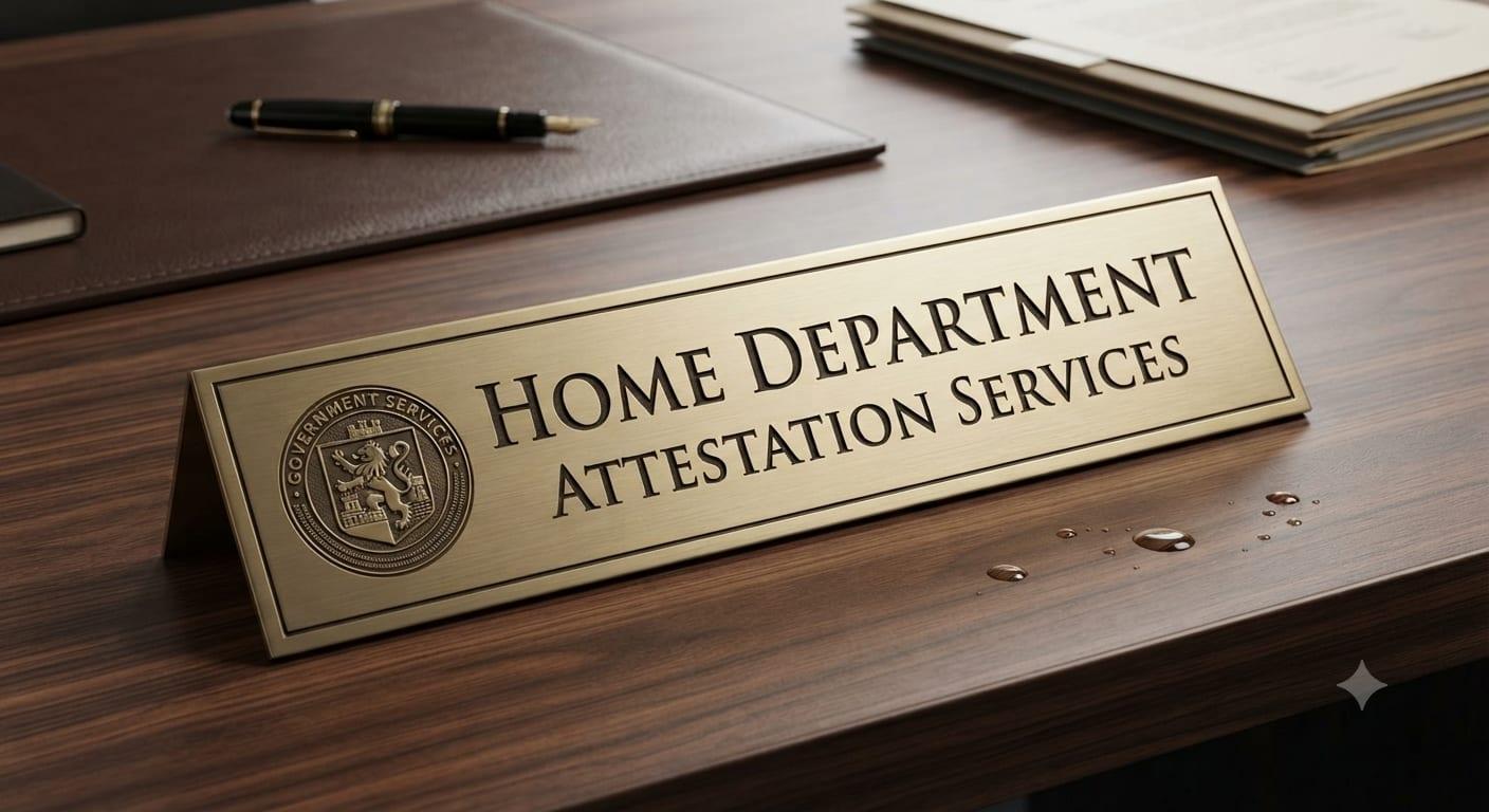 Home Department Attestation Services