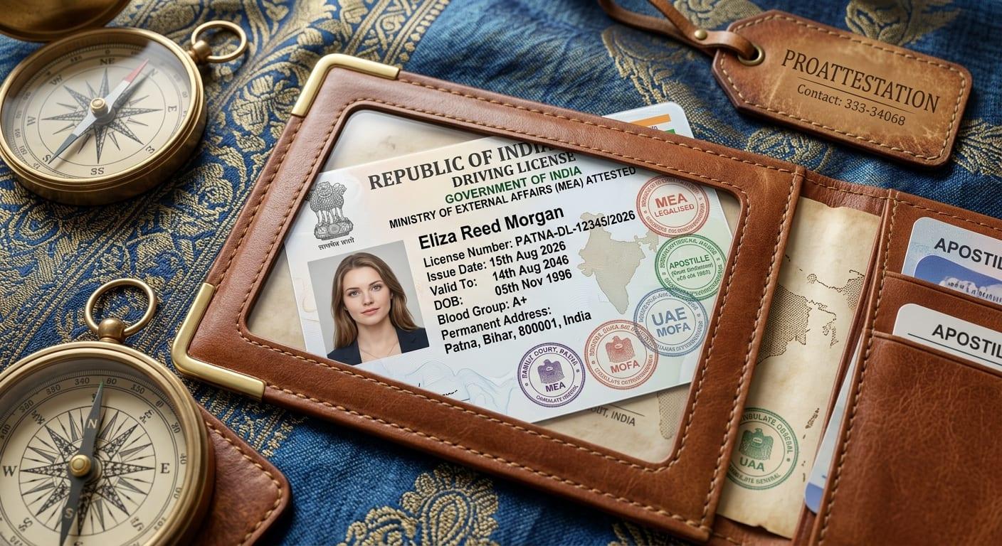 Driving License Attestation & Apostille Attestation & Legalization Services