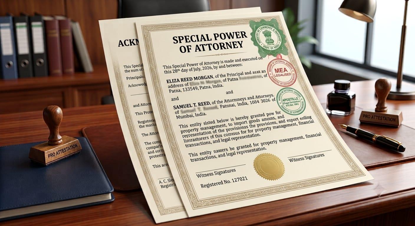 Power of Attorney Attestation & Apostille Attestation & Legalization Services